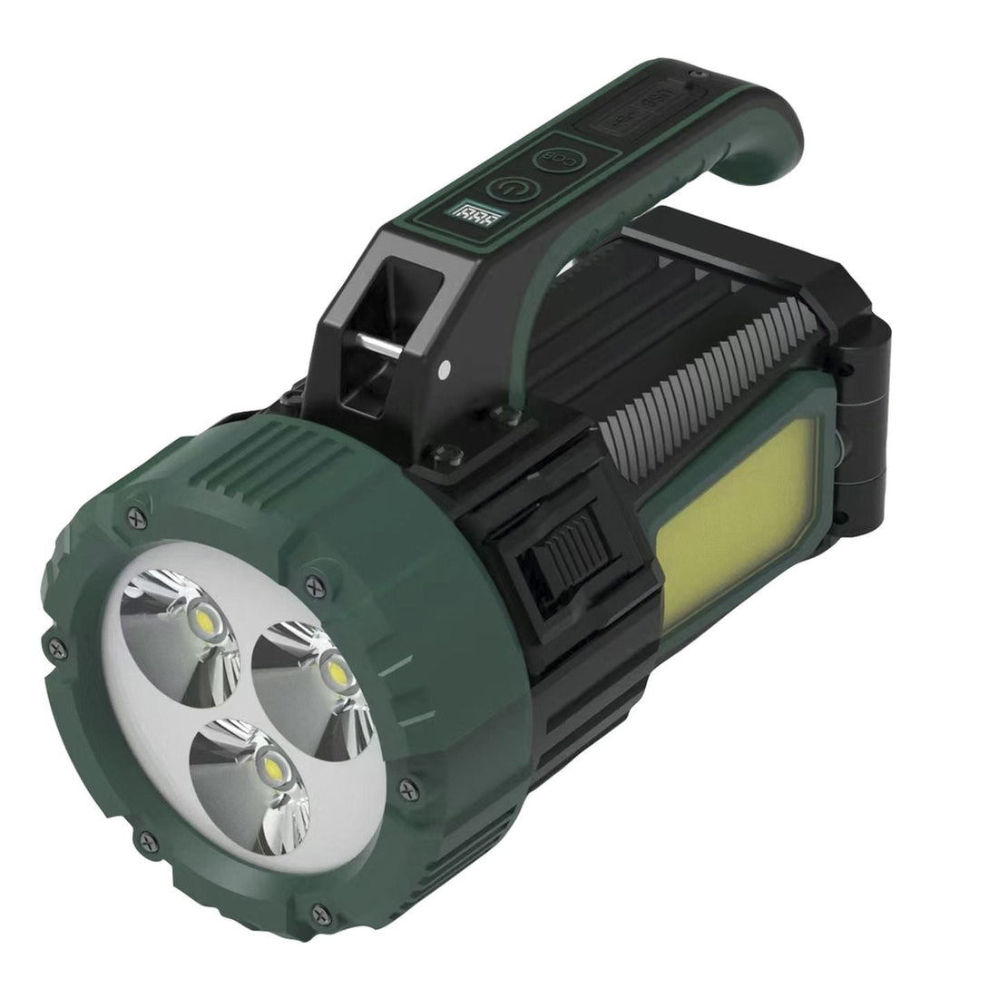 2000lm Rechargeable 2-in-1 LED Torch & Spotlight