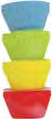 AVANTI Silicone Muffin Cups 9cm - 12 Piece Set