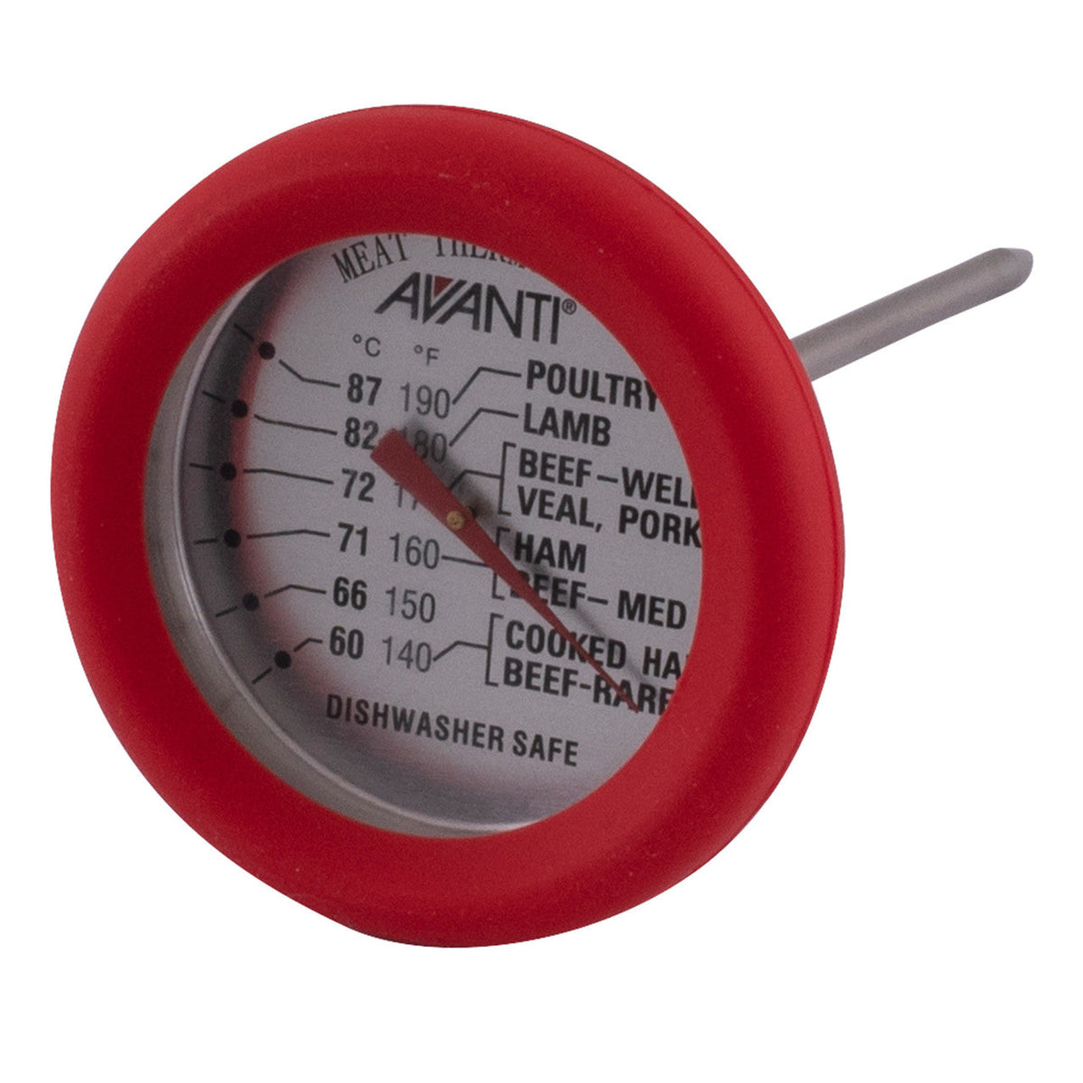 AVANTI Meat Thermometer with Silicone Surround