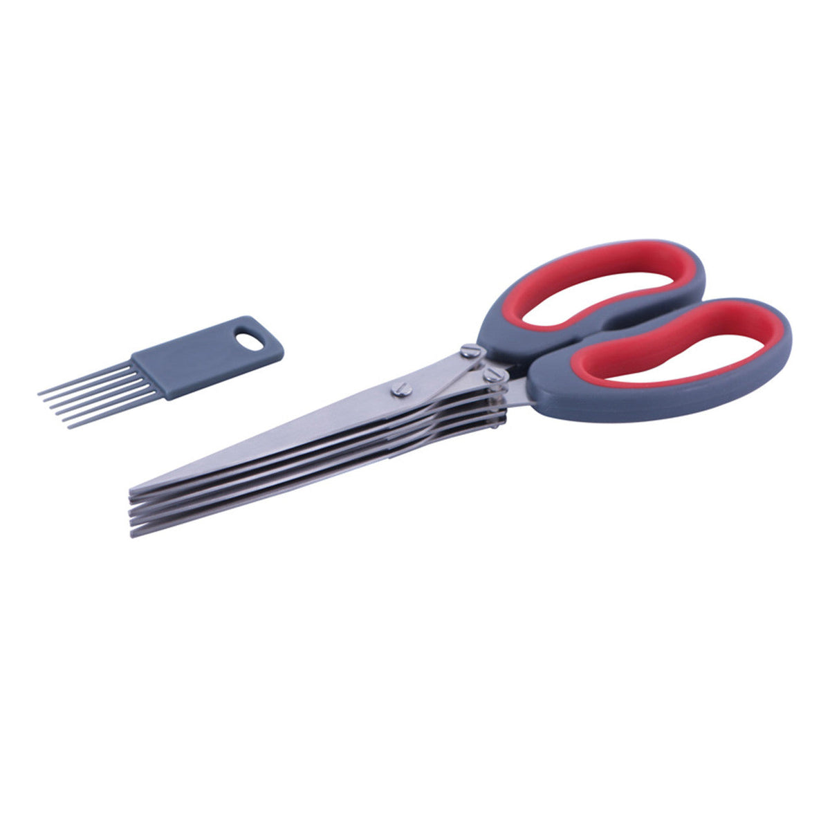 AVANTI Dura Edge 5 Blade Herb Dicing Scissor w Cleaning Comb