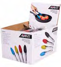 AVANTI Stainless Steel Mini Tongs with Nylon Head CDU of 24 - 18cm