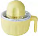 AVANTI Portable Wireless Ice Cream Maker - Lemon Sorbet