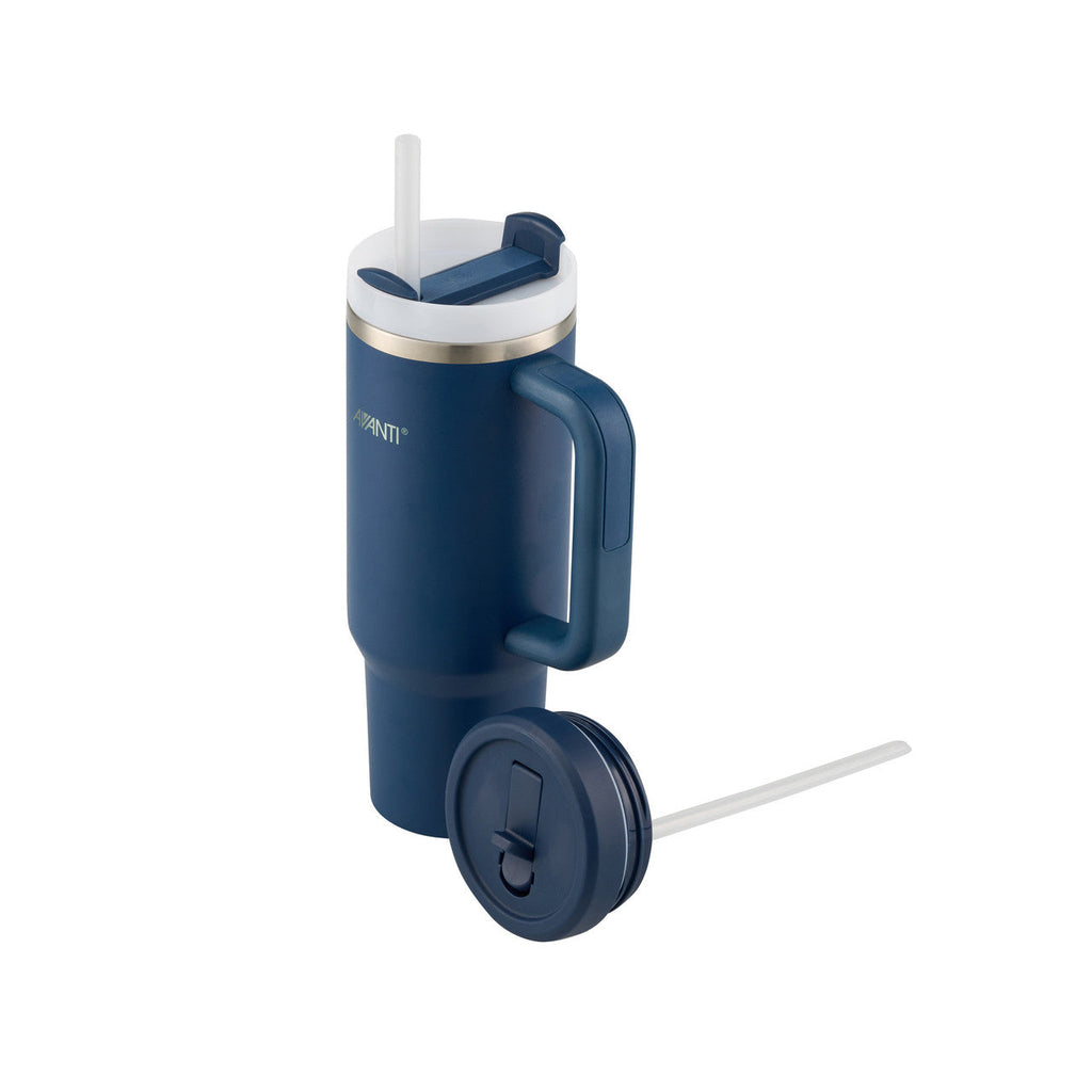 Avanti HydroQuench Insulated Tumbler 1L with Two Lids – Navy