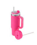 AVANTI HydroQuench Tumbler with Two Lids, 1L Neon Pink