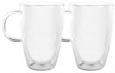 AVANTI Caffe Manico Double Wall Glass Set of 2 - 350ml