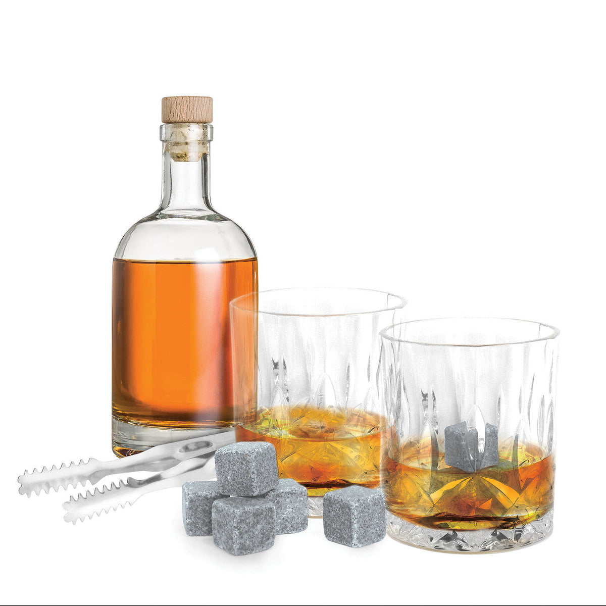 Avanti Whisky Stone and Glass Gift Set