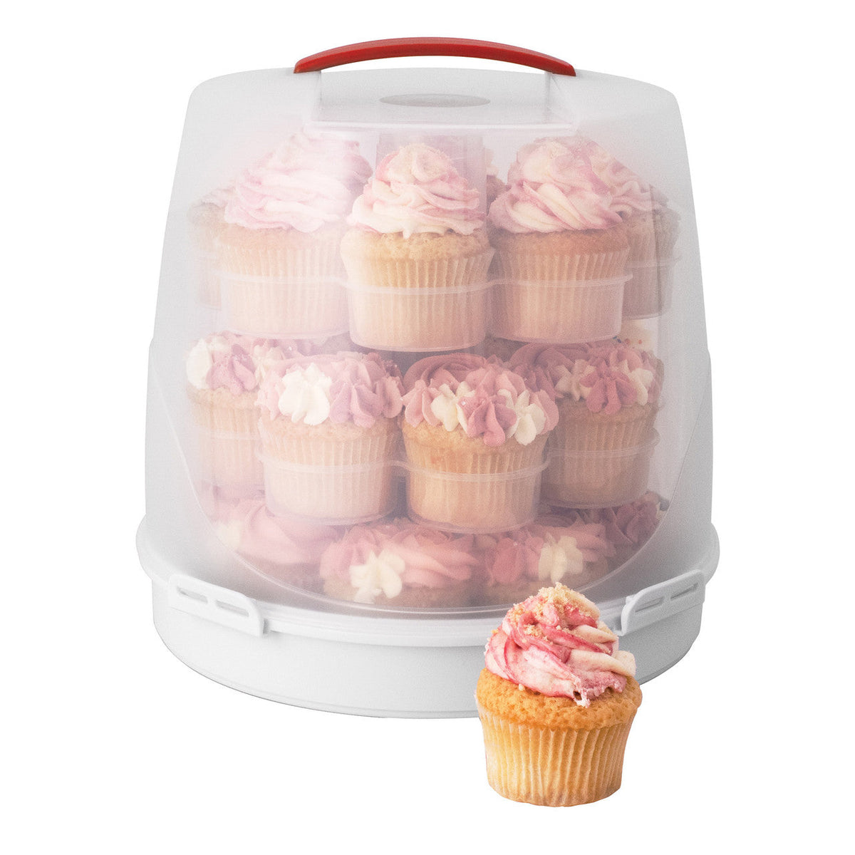 Avanti Universal Cupcake and Round Cake Carrier – 16 Cup