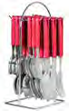 AVANTI Hanging Cutlery with Wire Frame - Red