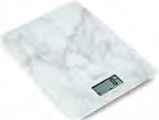 AVANTI Compact Kitchen Scale - White Marble