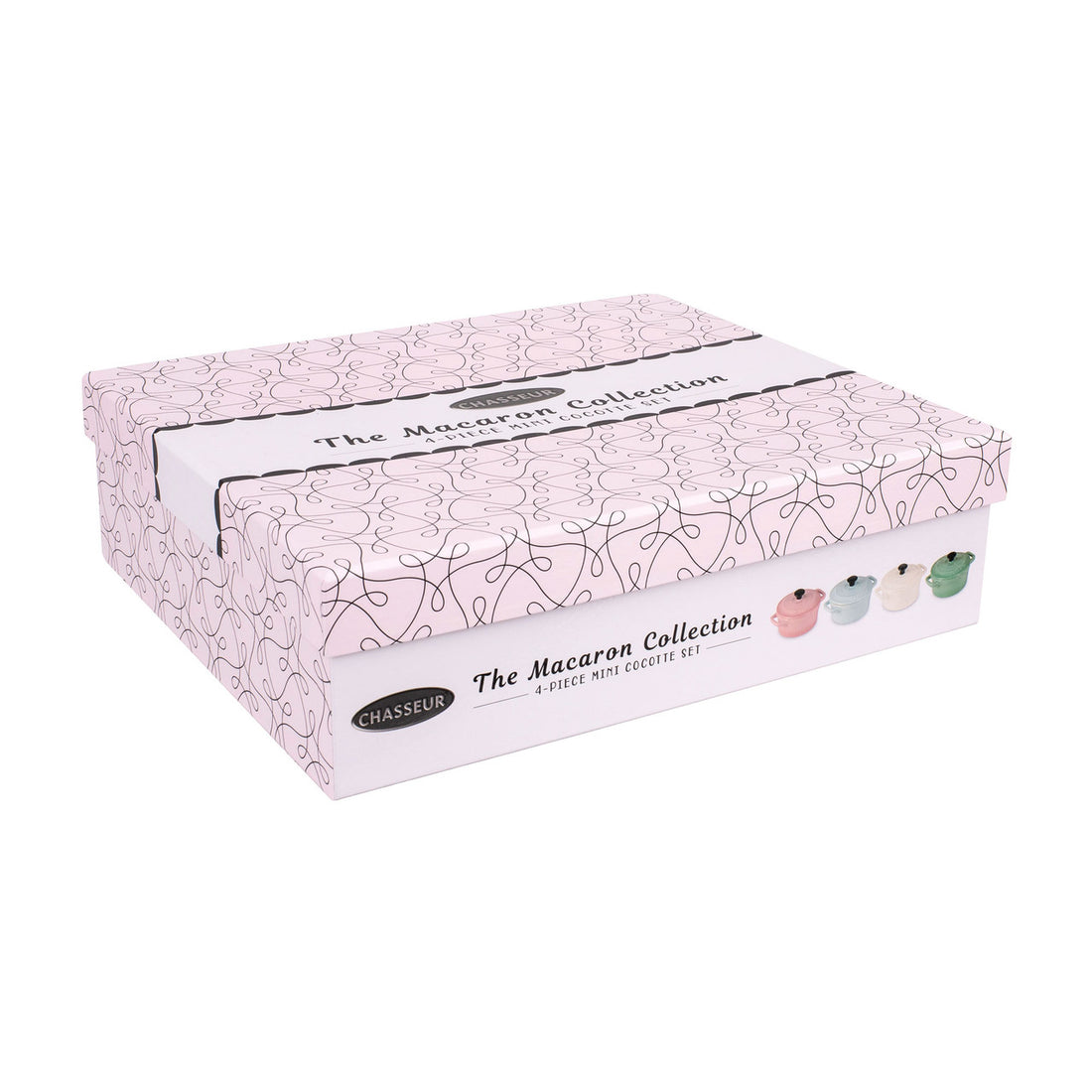 Chasseur Macaron Mini Cocotte Set of 4 - Mix