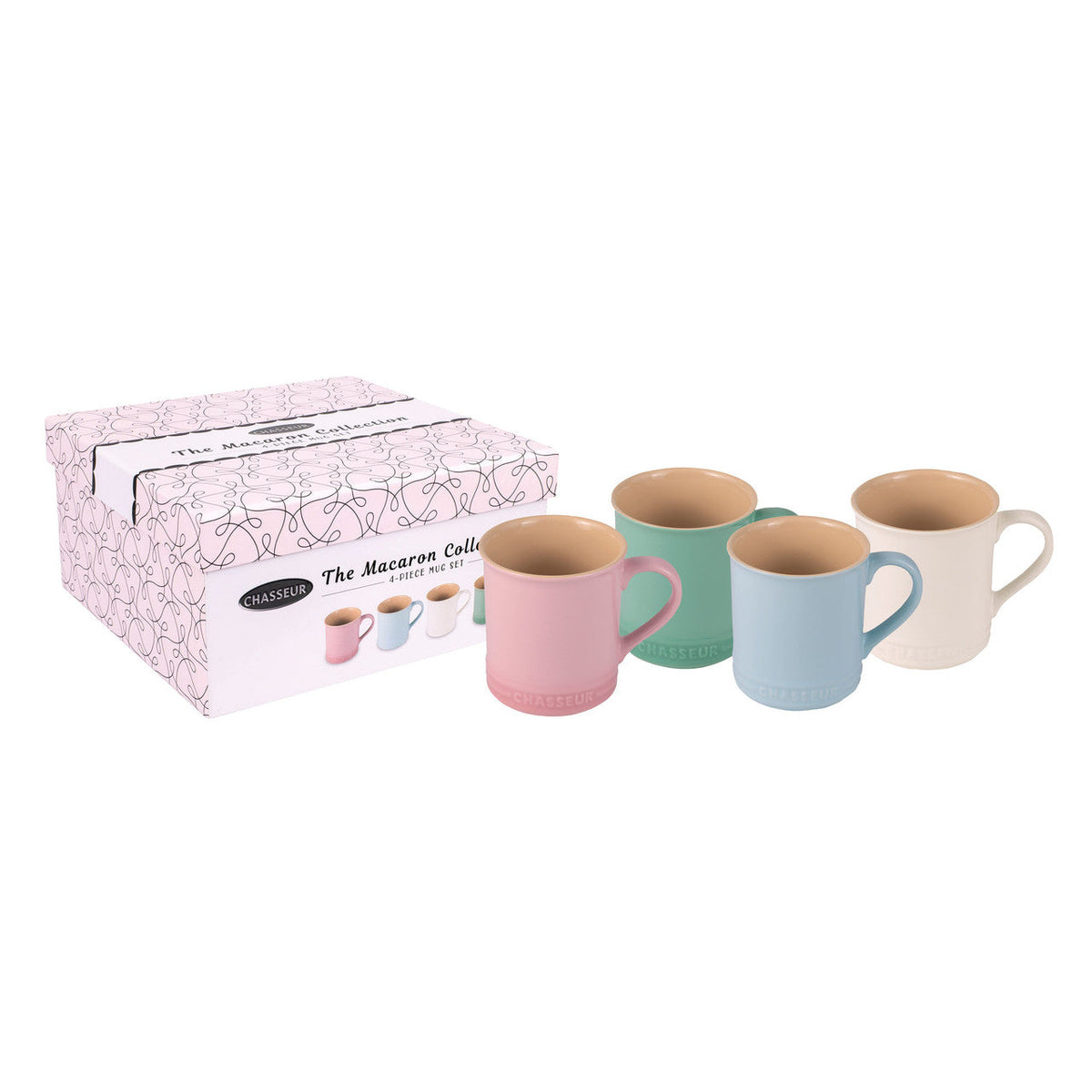 Chasseur Macaron Mug 350ml Set of 4 - Mix