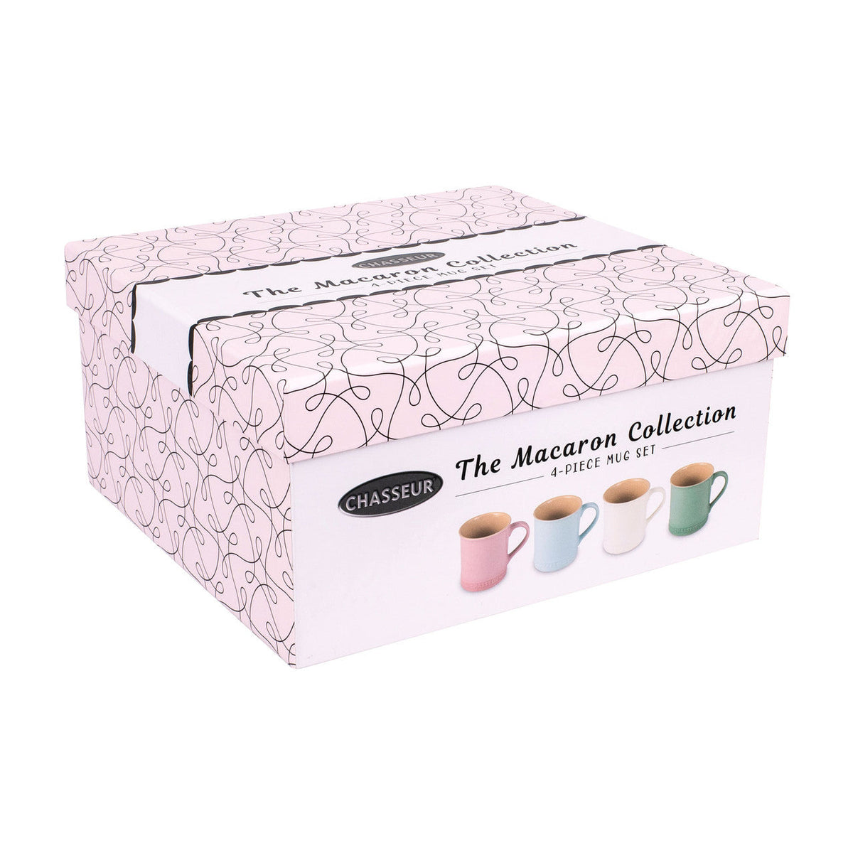 Chasseur Macaron Mug 350ml Set of 4 - Mix