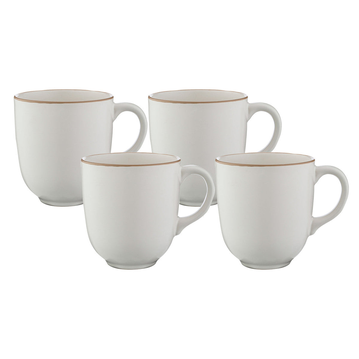 Mason Cash Classic Collection Cream Set of 4 Mugs 400ml