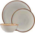 MASON CASH Reactive Glaze Cream 12 Piece Dinner Set