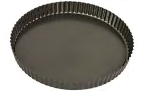 BAKEMASTER Non Stick Loose Base Round Quiche Pan 30 x 3.5cm