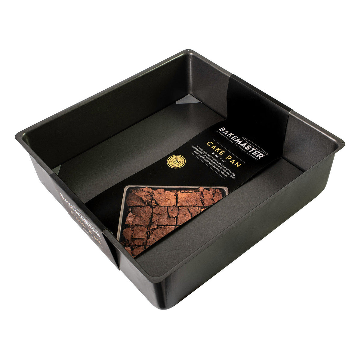 BAKEMASTER Non Stick Loose Base Square Cake Pan 30 x 9cm