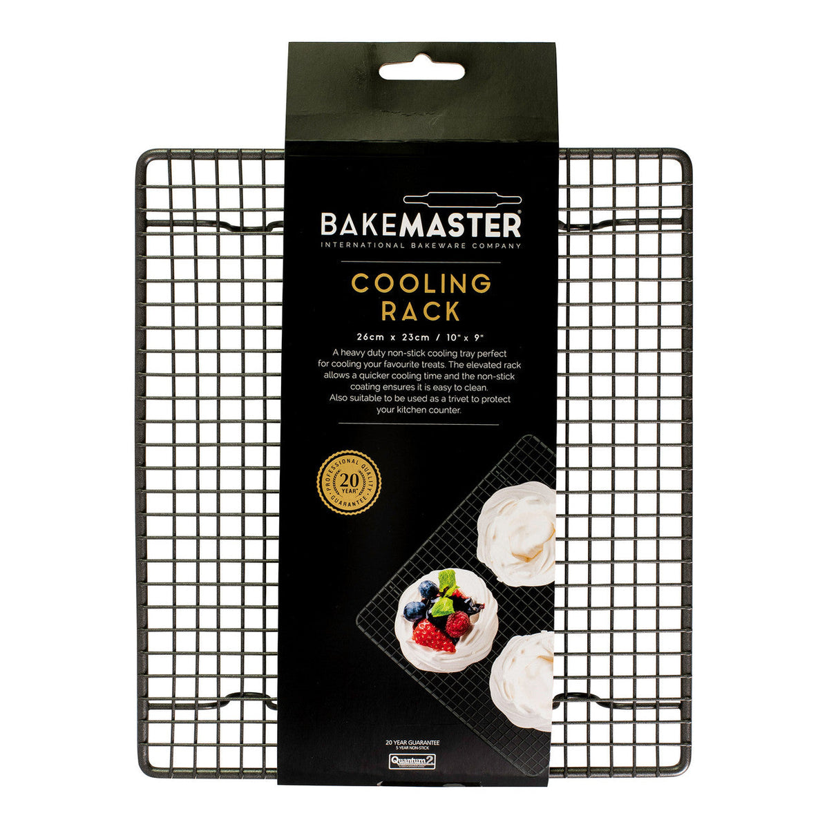 BAKEMASTER Non Stick Cooling Tray 25 x 23cm - Non Stick