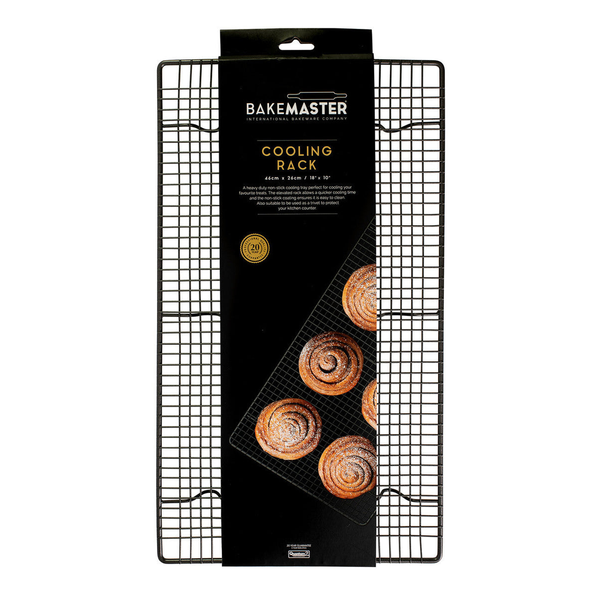 BAKEMASTER Non Stick Cooling Tray 46 x 25cm - Non Stick