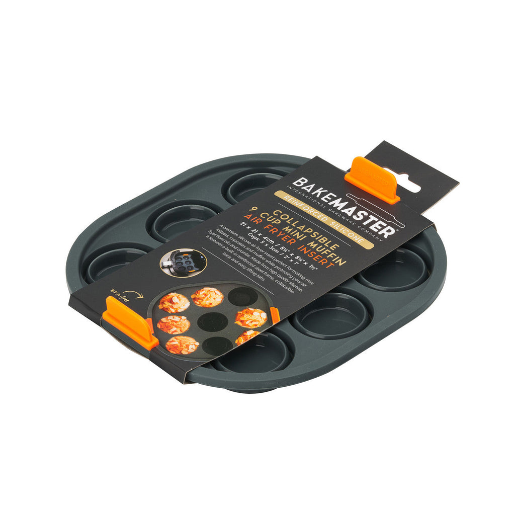 BAKEMASTER Reinforced Silicone 9 Cup Air Fryer Insert 21cm