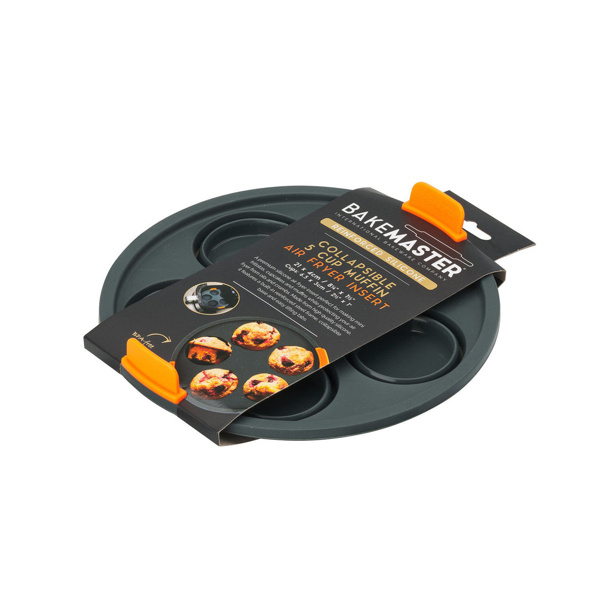 BAKEMASTER Reinforced Silicone 5 Cup Air Fryer Insert 21cm