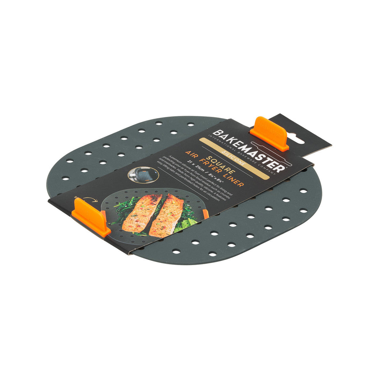 BAKEMASTER Silicone Square Air Fryer Liner 21 x 21cm