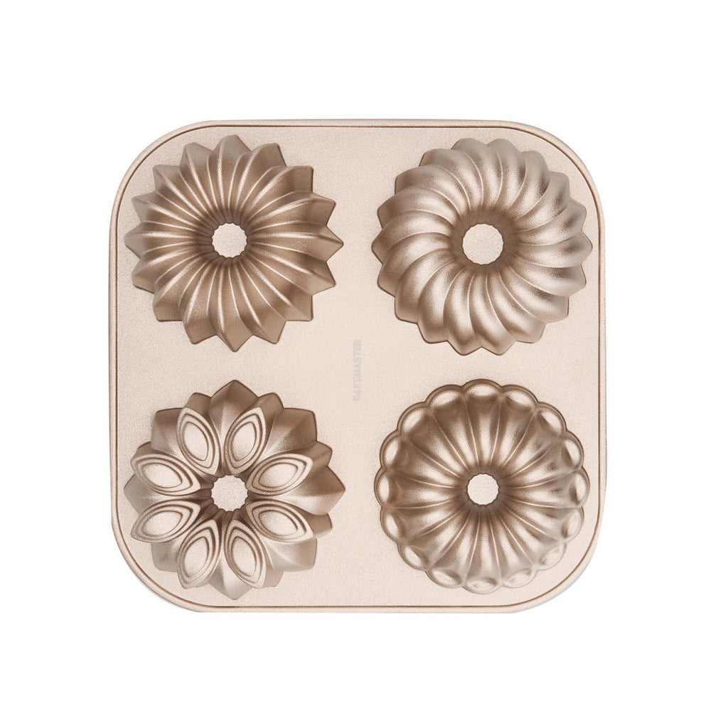 BAKEMASTER Assorted Mini Fluted Cake Pan