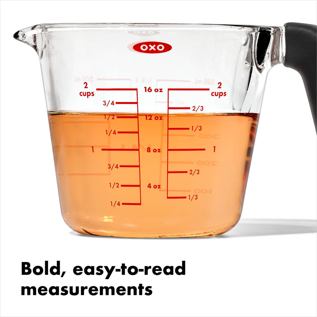 Glass Measuring Cup, 500ml / 2 Cup