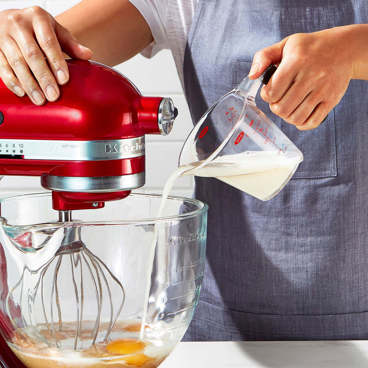 Angled Measuring Cup 1L / 4 Cup Tritan – OXO Good Grips