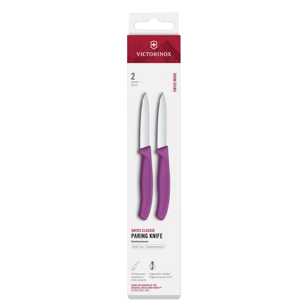 Victorinox Paring Knife Straight 8cm - Purple