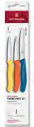 Victorinox Swiss Classic 3 Piece Paring Knife Set - Orange, Red & Blue