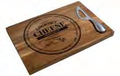 PEER SORENSEN Cheese Board Acacia with Knife 30 x 20 x 2cm