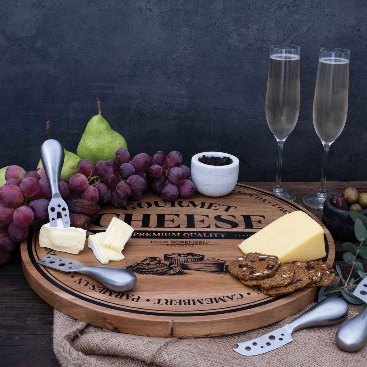 PEER SORENSEN Cheese Knife Set Stainless Steel 4 Piece