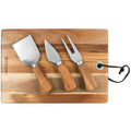 PEER SORENSEN Cheese Board with 3 Knives 24.5 x 17 x 1.5cm
