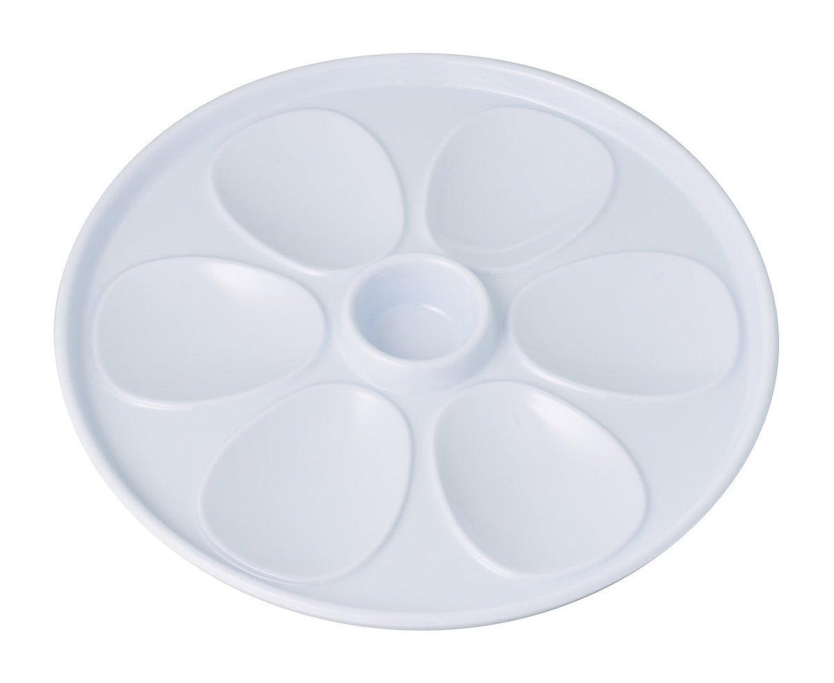 AVANTI Melamine Oyster Serving Tray - White