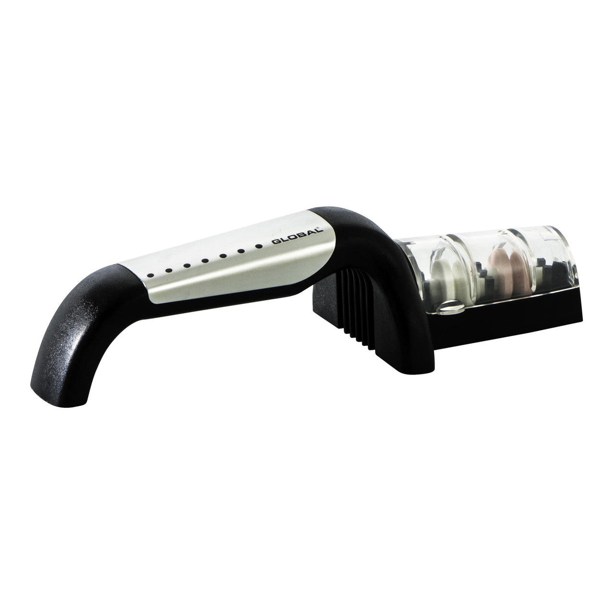 GLOBAL 2 Stage Ceramic Water Sharpener - Stainless Steel