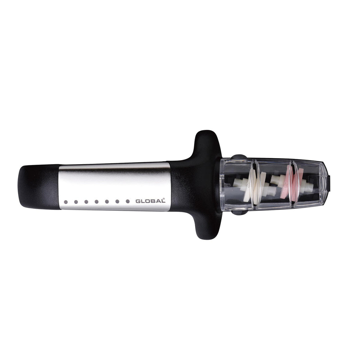 GLOBAL 2 Stage Ceramic Water Sharpener - Stainless Steel