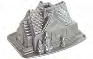NORDIC WARE Sparkling Silver Ginger Bread House 20x26x13.5cm