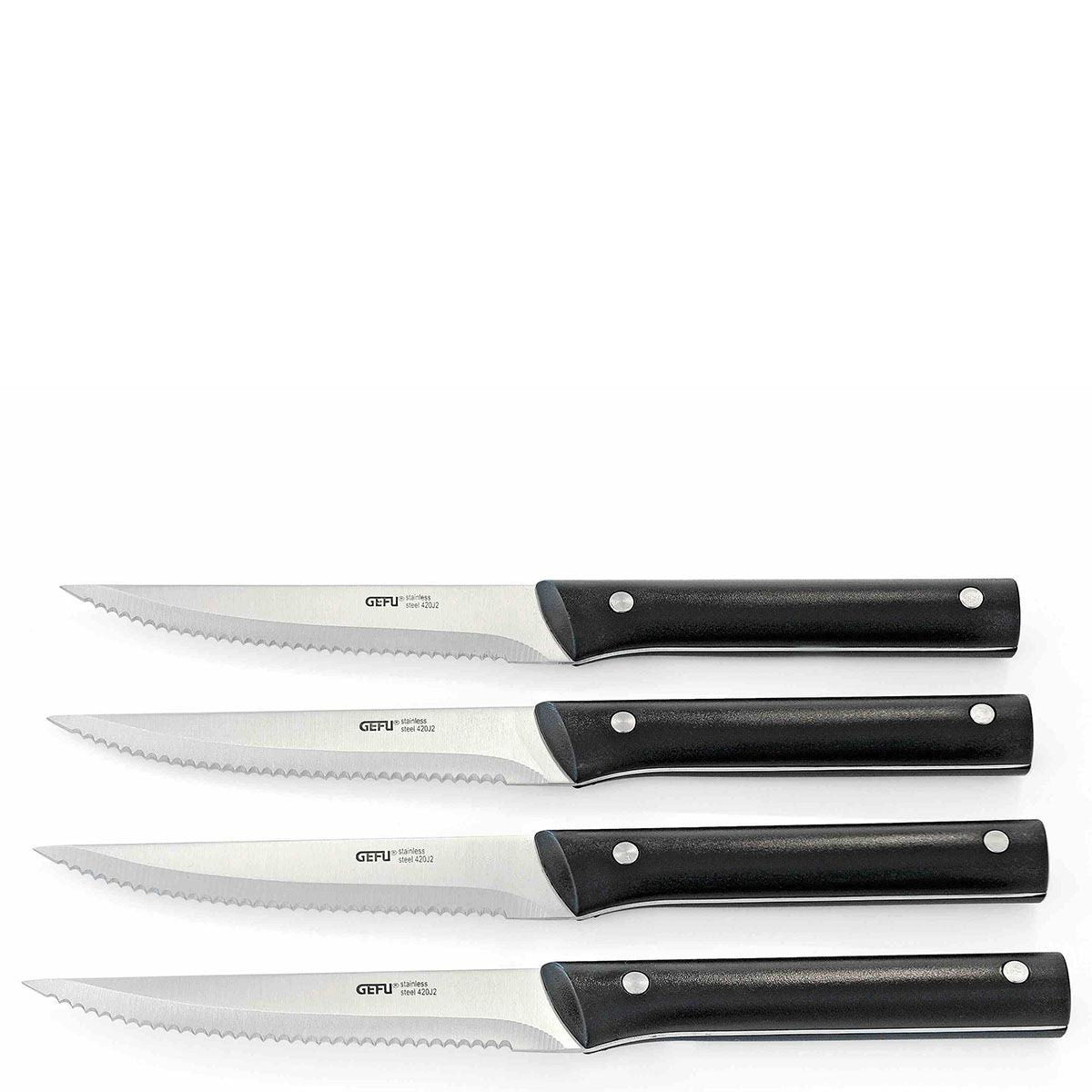GEFU BBQ Steak Knives 4 Pieces - 12.5cm