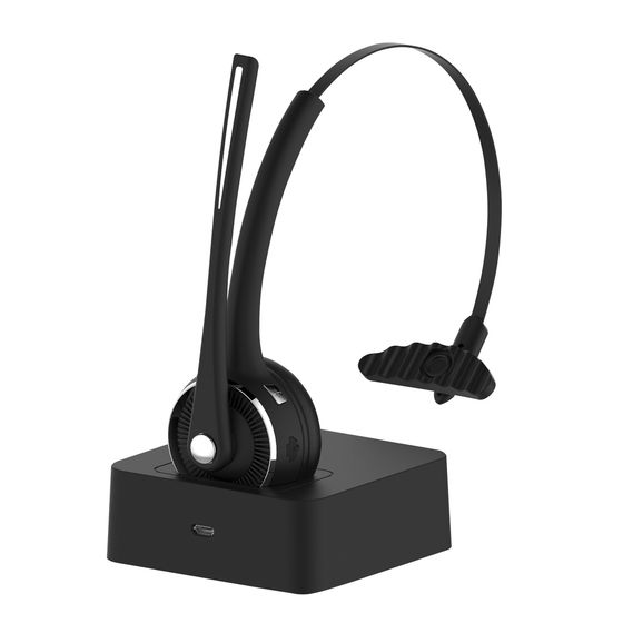 Digitech Rechargeable Bluetooth 5.0 Headset with Charging Cradle