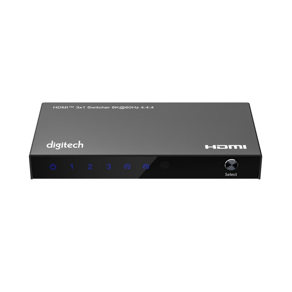 AC1806 — front controls and HDMI output