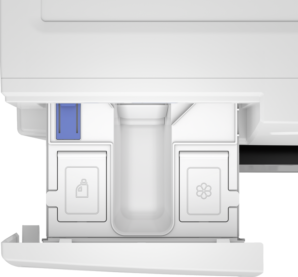 Beko BFLB903ADW1 AutoDose detergent and softener drawer