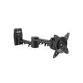 13-27 inch LCD Monitor Swing Arm Wall Brkt Tilt/Swivel/Rotate Spirit/Lvl Anti-Theft 15Kg