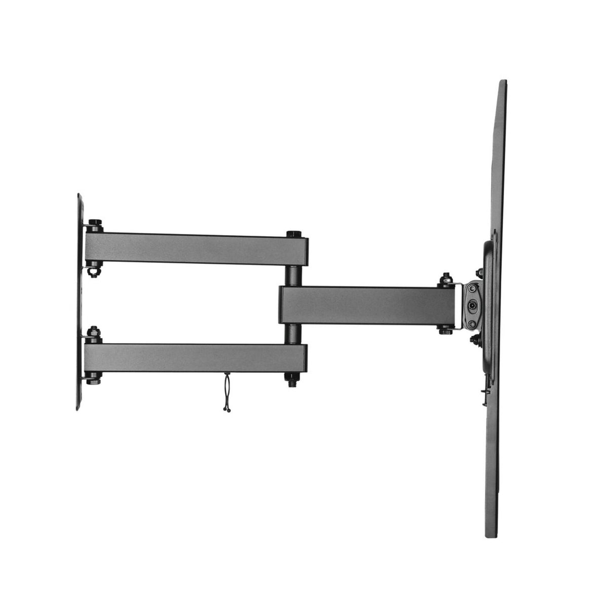 CW2946 TV wall bracket side view showing extending arms