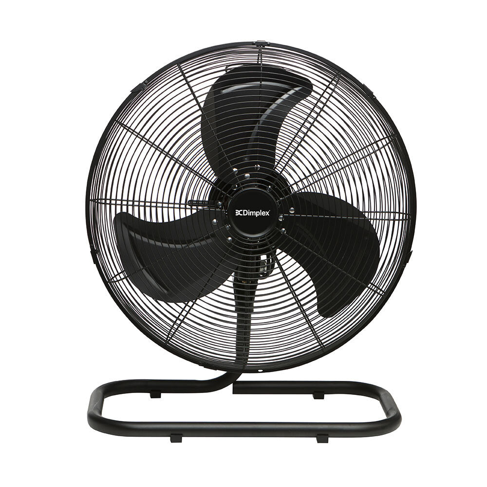 Dimplex 40cm High Velocity Oscillating Floor Fan Matte Black