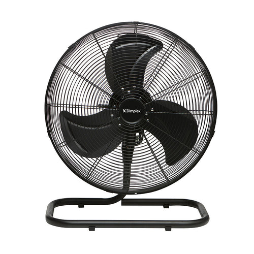 Dimplex 40cm High Velocity Oscillating Floor Fan — Matte Black