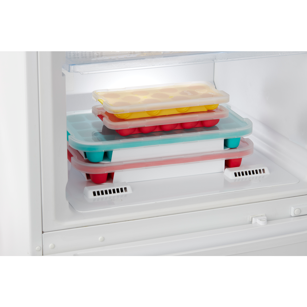 Lekue Dolphin Ice Cube Tray with Lid 11 cubes - Aqua