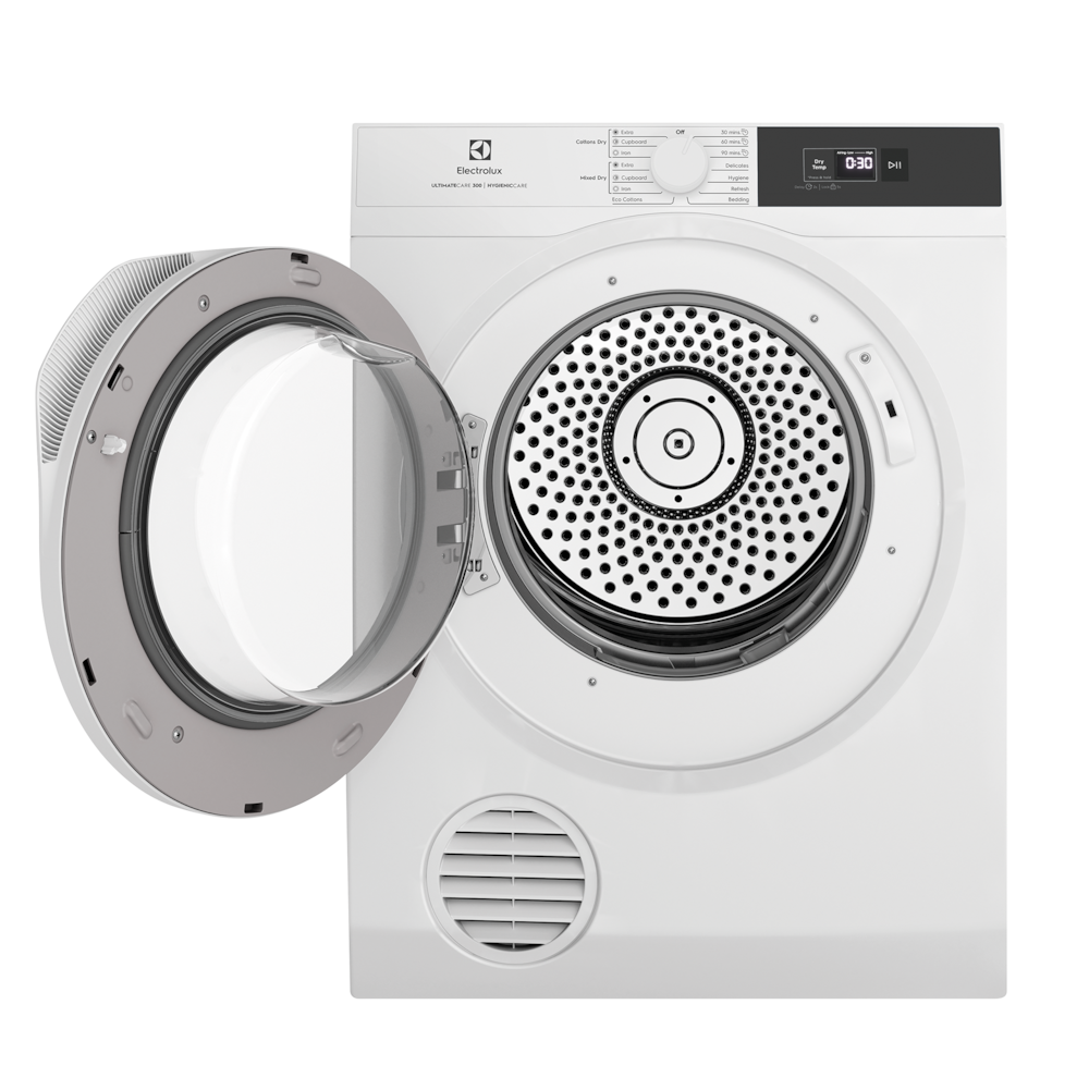 EDV705H3WC door open and drum