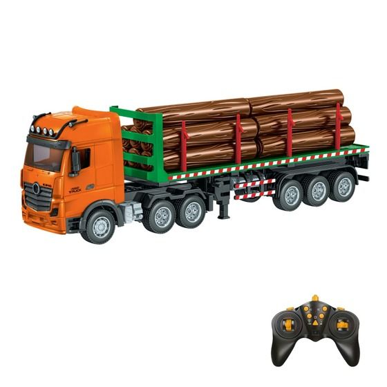 RC Timber Transporter 1:18 2.4GHz Nine-Channel Semi-Alloy