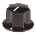 23mm Knob - Black Plastic with Pointer