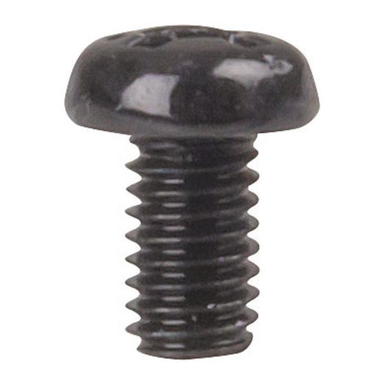 M3 x 5mm Black Equipment Screws - Pack of 25